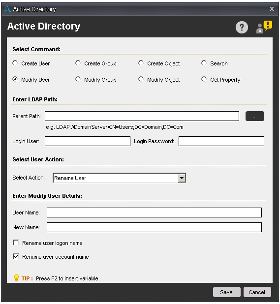 Automation Anywhere - Active Directory Command ~ iTechClasses ...