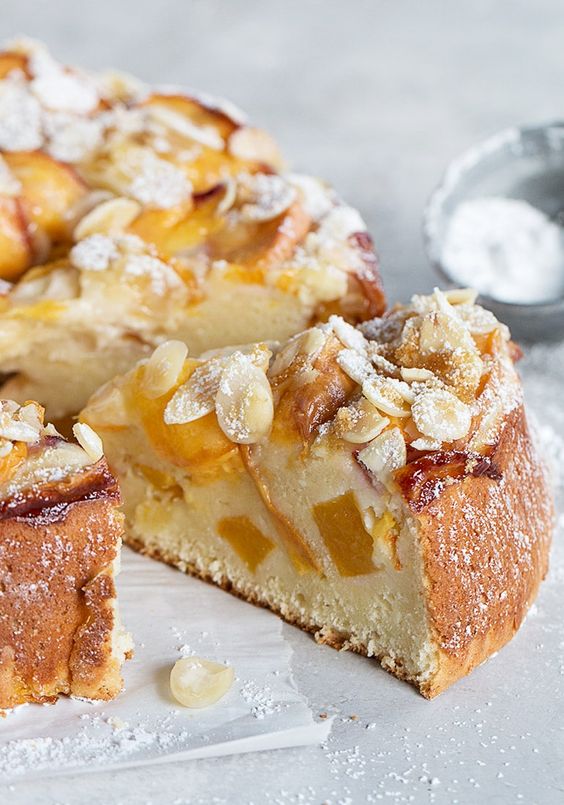 Peach Ricotta Cake