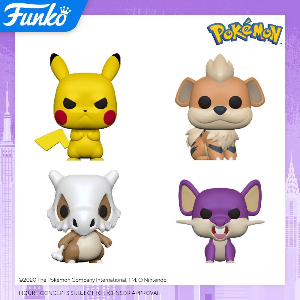 Funko Anuncia Quatro Novas Figuras de Pokémon da Linha Pop
