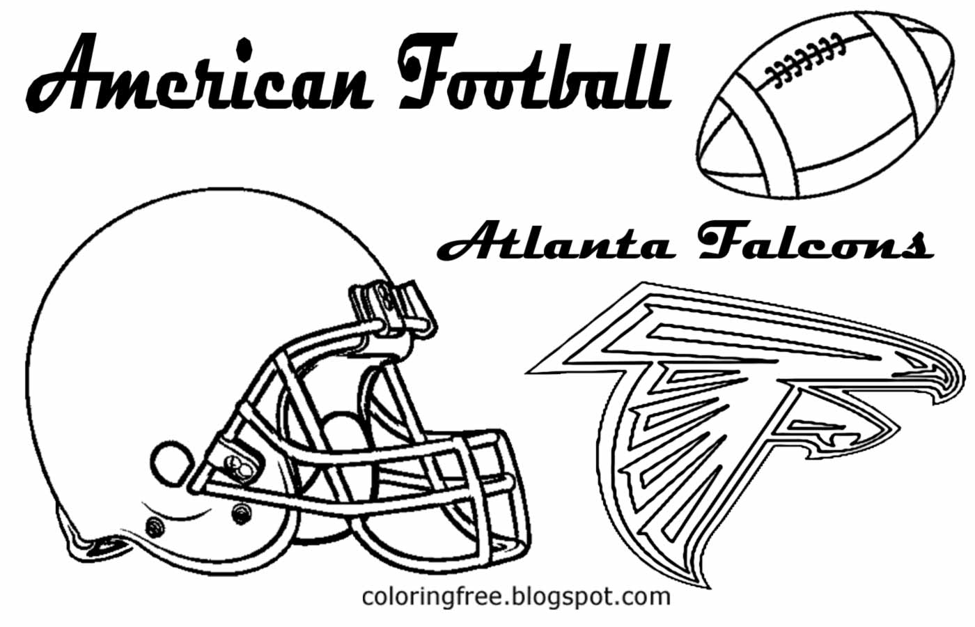 Atlanta Falcons Pages Coloring Pages