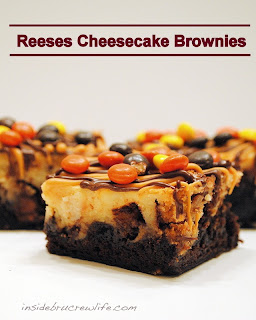 Reeses Cheesecake Brownies by Inside Brucrew Life