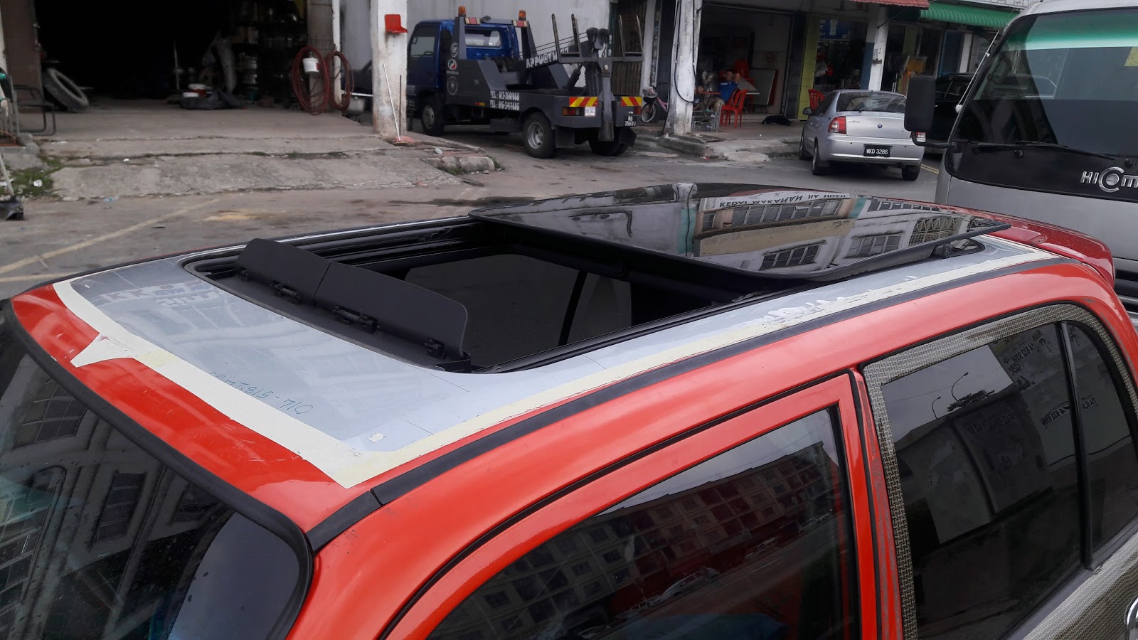 Bengkel sunroof