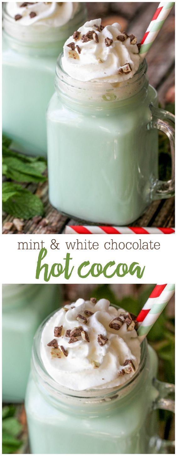 DELICIOUS Mint and White Chocolate Hot Cocoa The Meal Prep Recipes