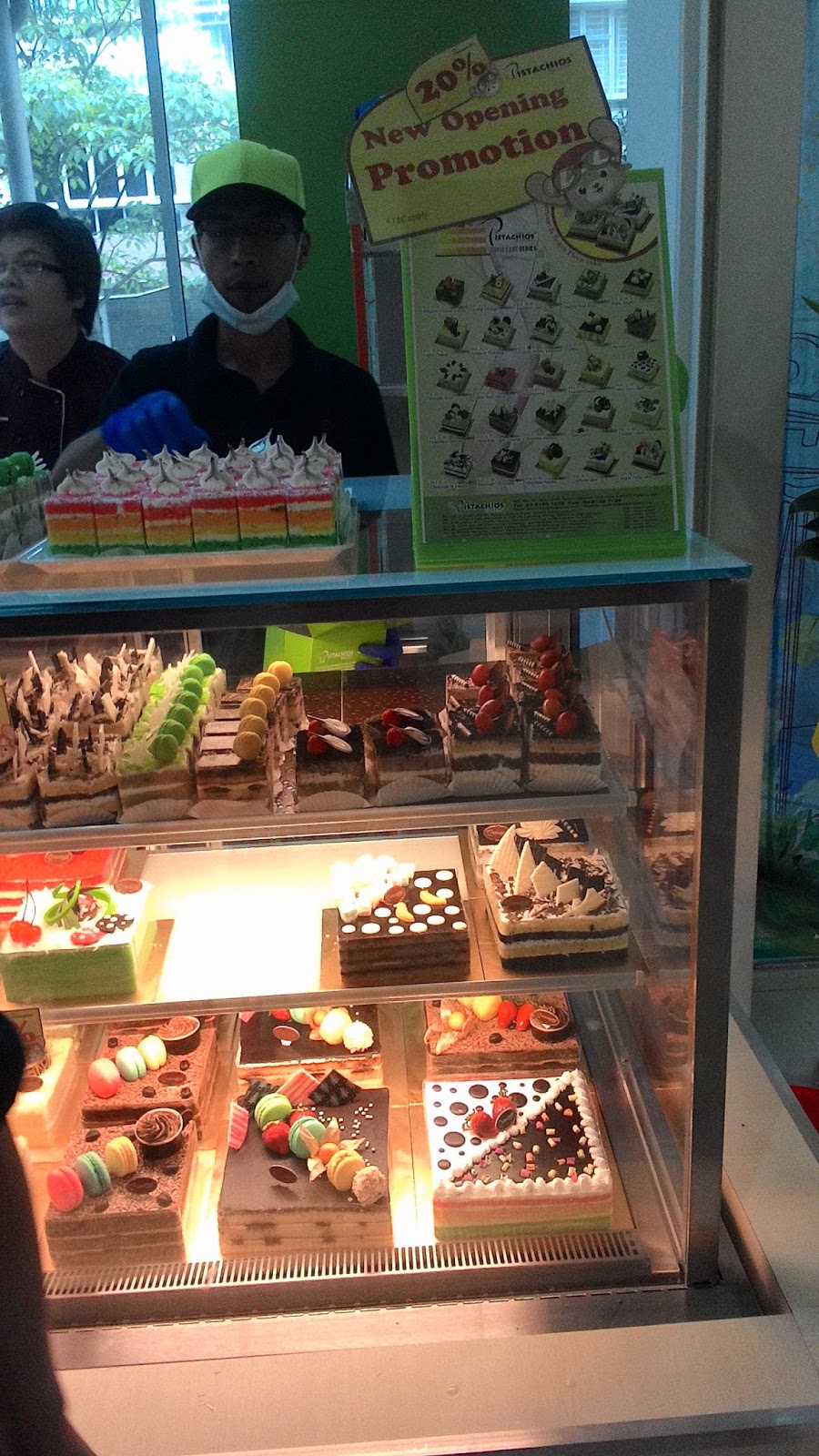 Sis Shila Ahmad Pistachios bakery wangsa walk opening