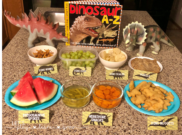 Dinosaur Movie Night Snack Trays,250 Count