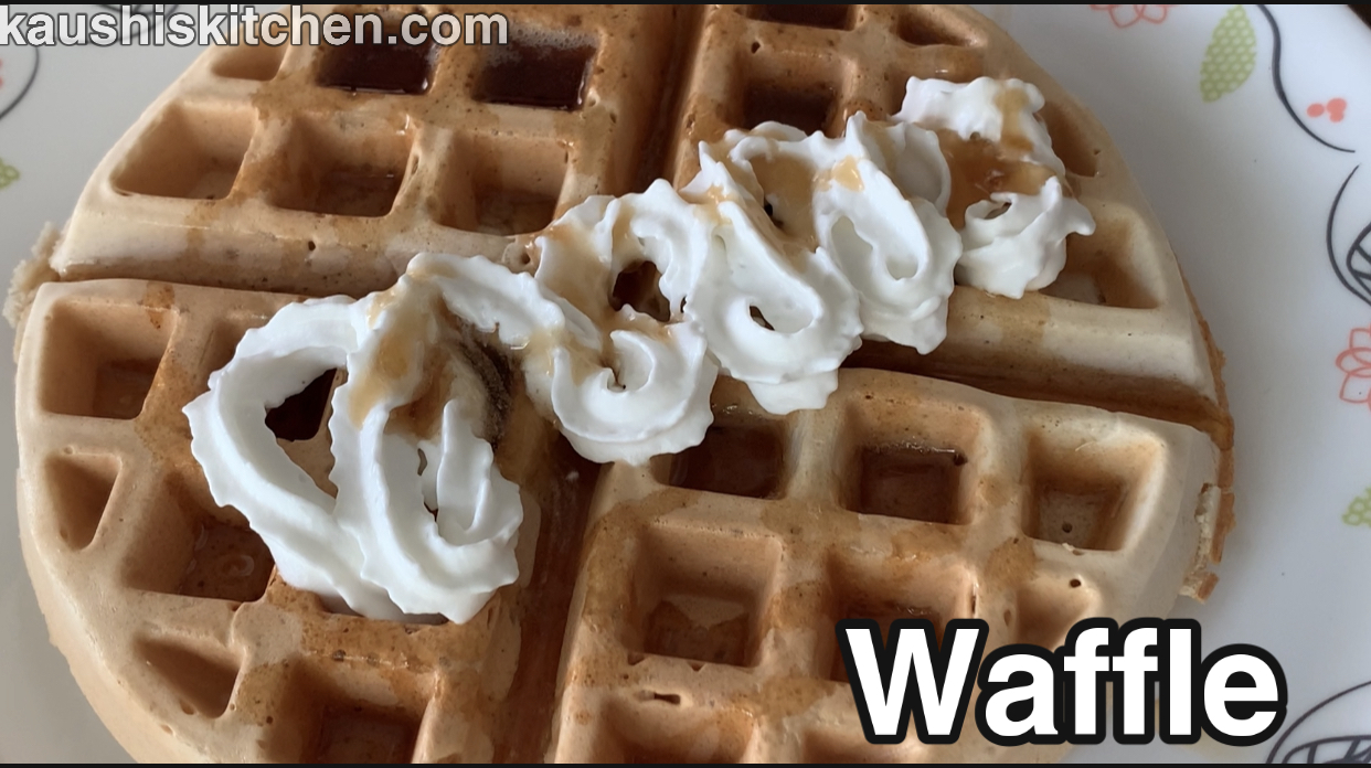 Eggless Waffle Waffle Recipe How to make Eggless Waffle