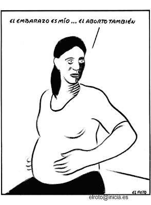 "El embarazo es mío, el aborto también" (2008).