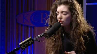 Lorde Performing at KCRW