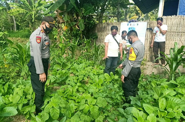 Kapolsek Selong sosialisai ke masyarakat tentang upaya pencegahan covid-19