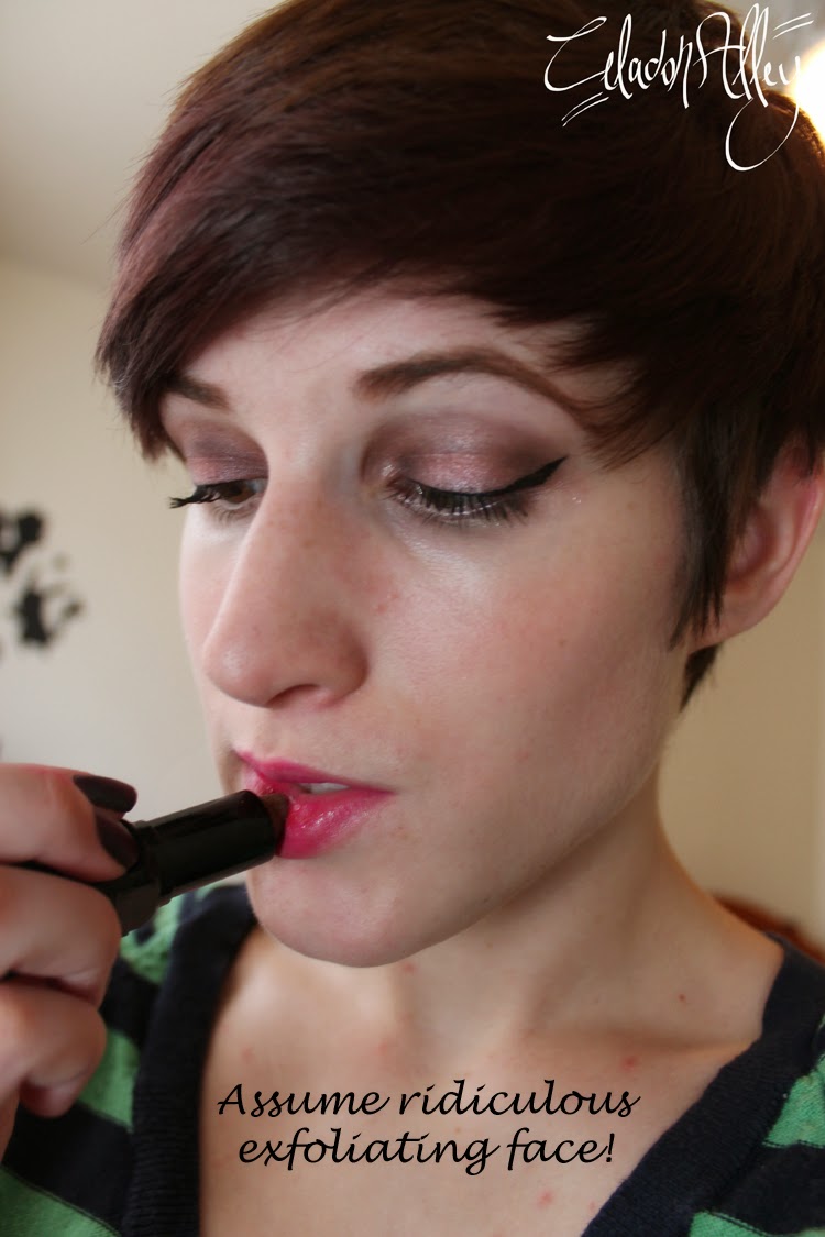 Celadon Alley Elf Lip Exfoliator Review and Demonstration