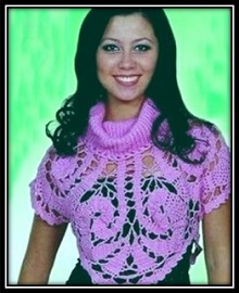 короткое пончо крючком (6) korotkoe poncho kryuchkom (6)