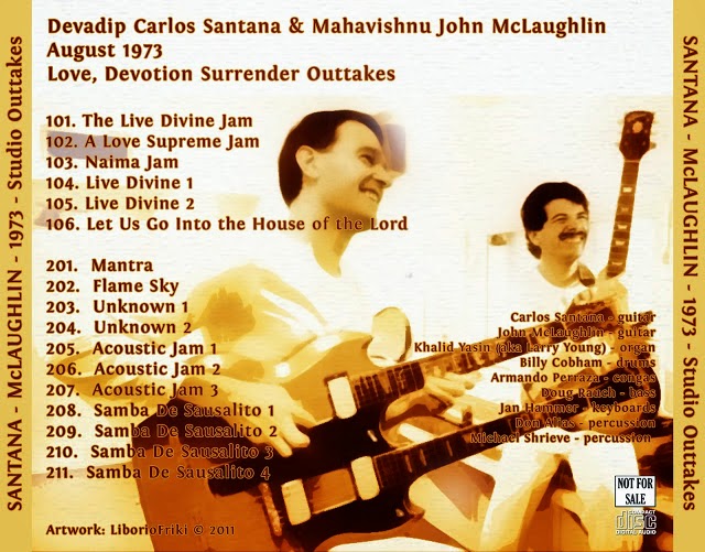 T.U.B.E. John McLaughlin, Carlos Santana; Love