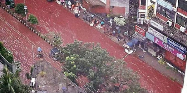 Darah Mengalir Dimana-mana, Kota di Banglades Ini Menjadi Darah Mengalir Dimana-mana, Kota di Banglades Ini Menjadi