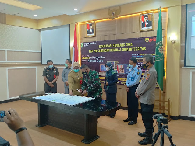 Sosialisasi Program Aplikasi Kemitraan Membangun Desa (Kembang Desa)