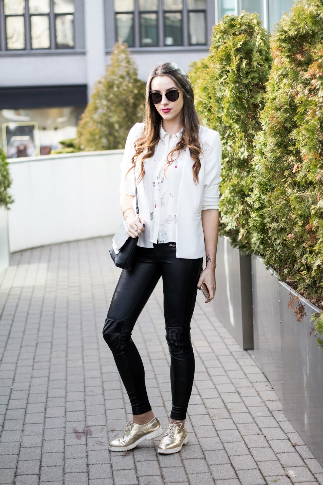 blazers shoes all white