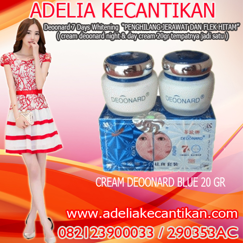 Cream Deoonard 7 Days Membantu Memutihkan Kulit 082123900033 / 290353AC CREAM%2BDEONARD%2BBLUE%2B20GR