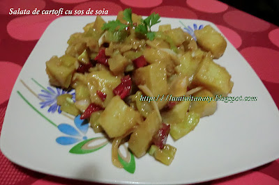 Salata de cartofi cu sos de soia
