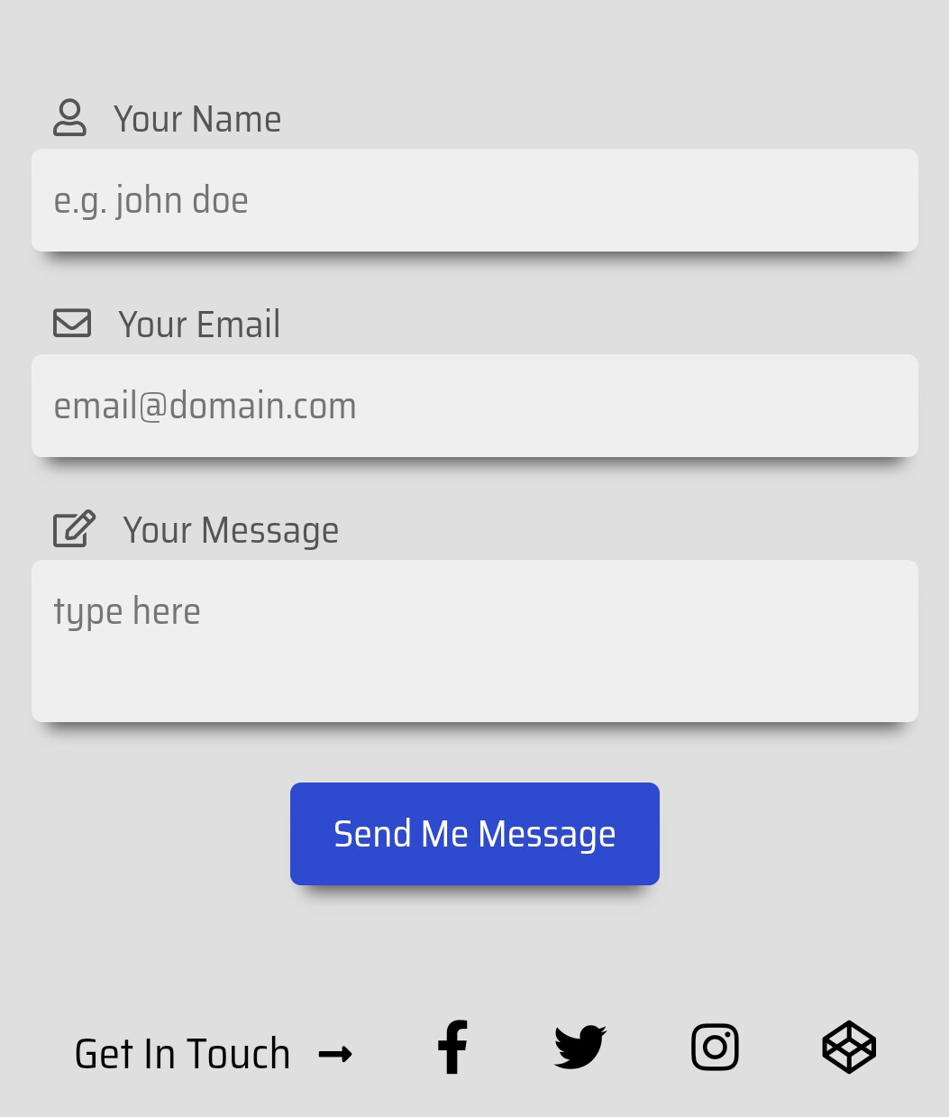 Responsive Contact Form