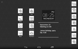 Atom Launcher - Aplikasi Thema Android terbaik dengan Material Design
