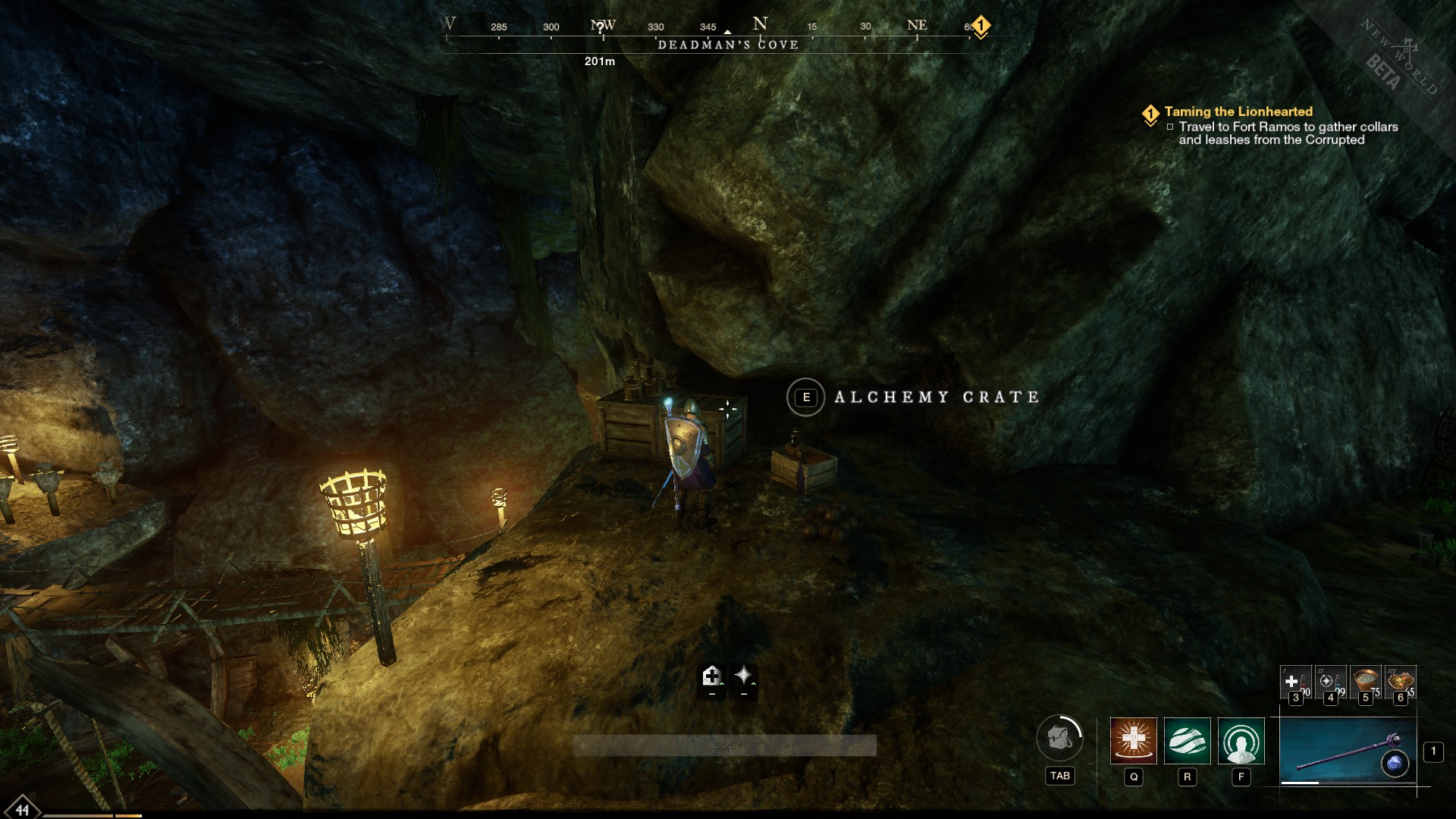 New World Deadman's Cove chest locations