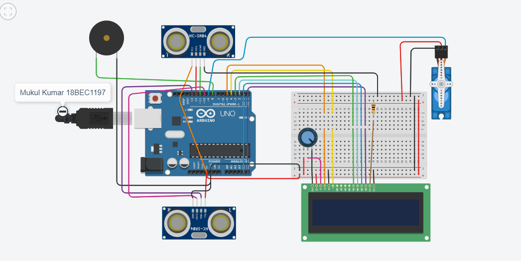 Smart Parking System Using Arduino Uno