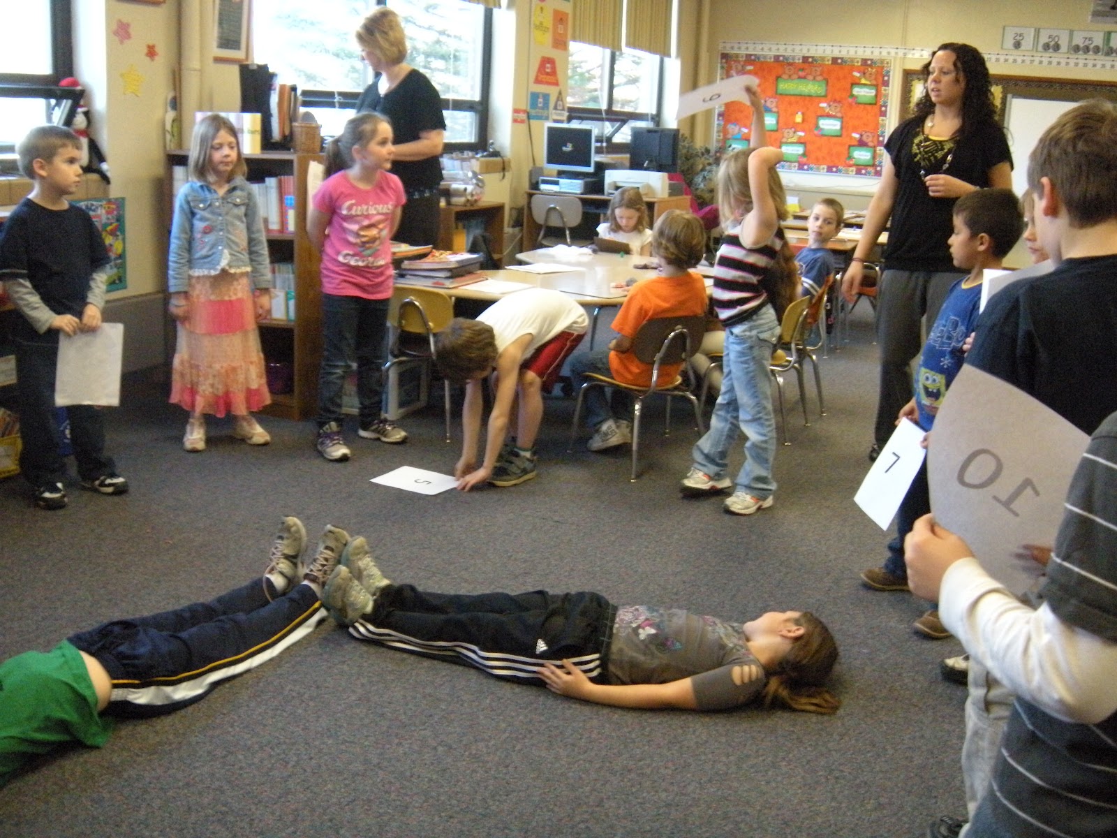 Ms. A's Amazing Days Human Clock