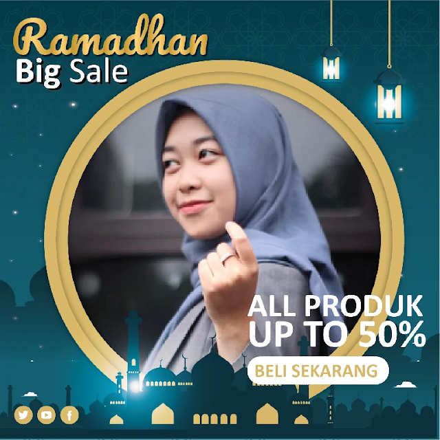 Twibbon PPT Gratis : Download Desain Twibbon Ramadhan Sale Gratis