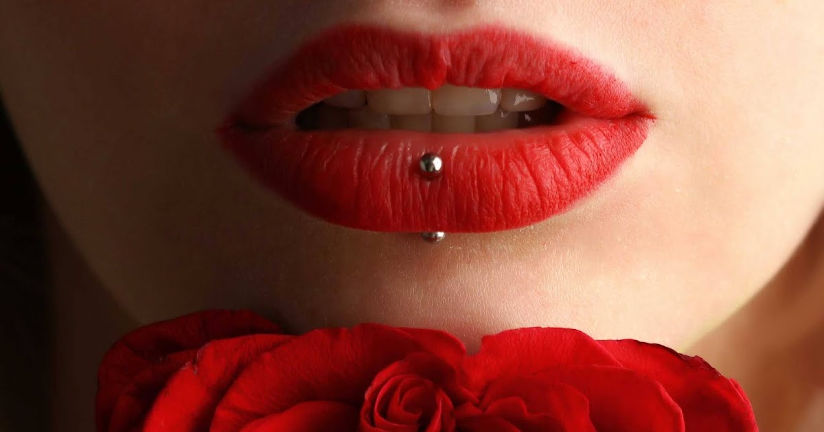 Coole Skeleton-Klauen Lippenpiercings - 4er Set Im Gothic-Design