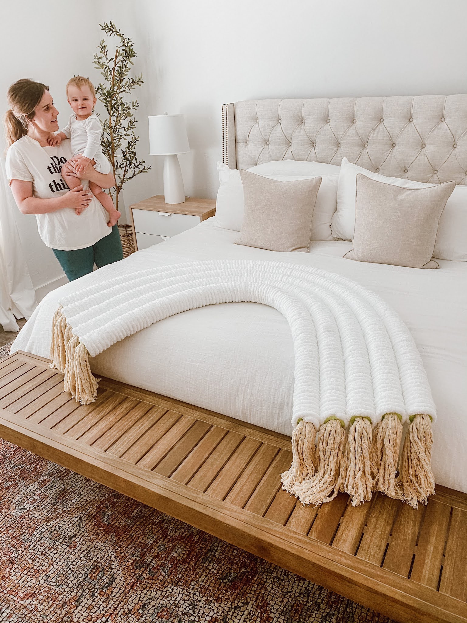 DIY Rainbow Pool Noodle Headboard