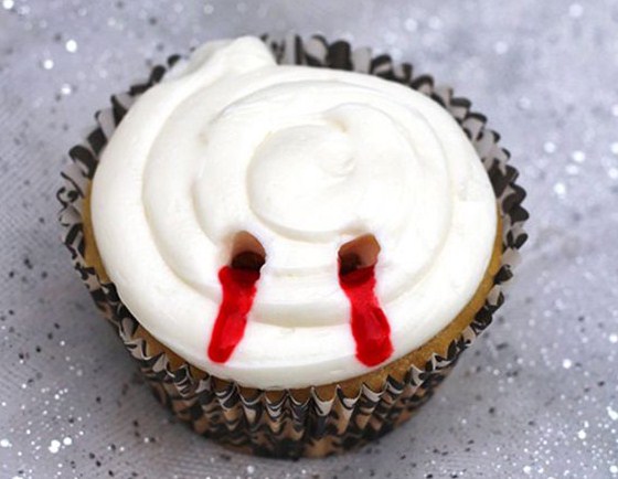 Vampire Bite Cupcakes Vampire Bite Cupcakes