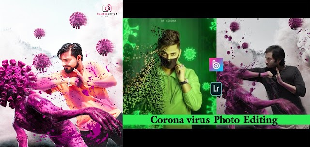 Corona virus Photo Editing Tutorial on Picsart ||stay safe from Corona Concept Photo Editing---RAMEEZEDITZZ
