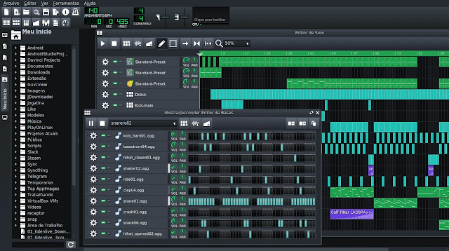 Interface do LMMS lmms-linux-midi-audio-workstation-fl-studio-logic-pro-cubase-windows-mac-linux-openbsd