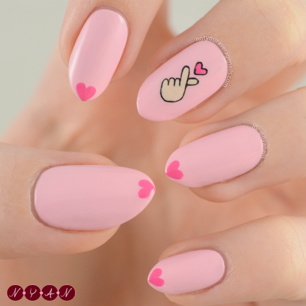 N.Y.A. Nails Finger Hearts