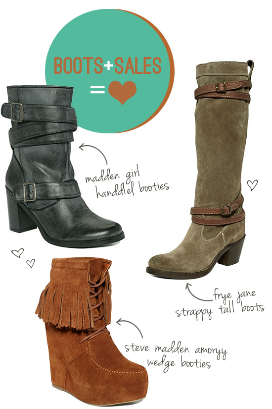 Bubby and Bean Living Creatively boots + sales = the best thing