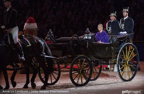 Crown Princess Victoria of Sweden attends Sweden International Horse Show 