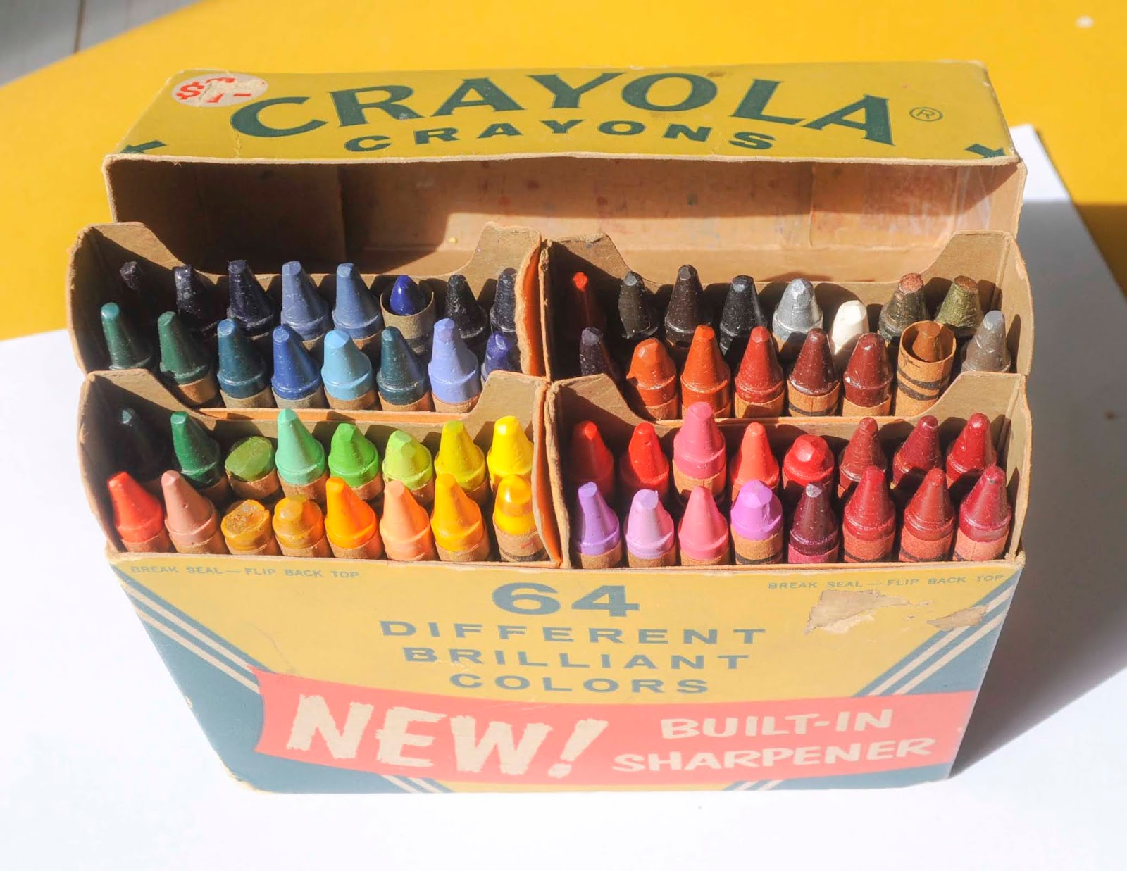 Box of 64 Crayola Crayons & Big Box of Crayons 96 Crayons Sega Contest Both  Vintage PRICE REDUCED 1/9/24 