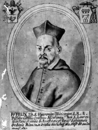 Araldica ecclesiastica Stemma di fr. Felice Centini, OFMConv., Vescovo