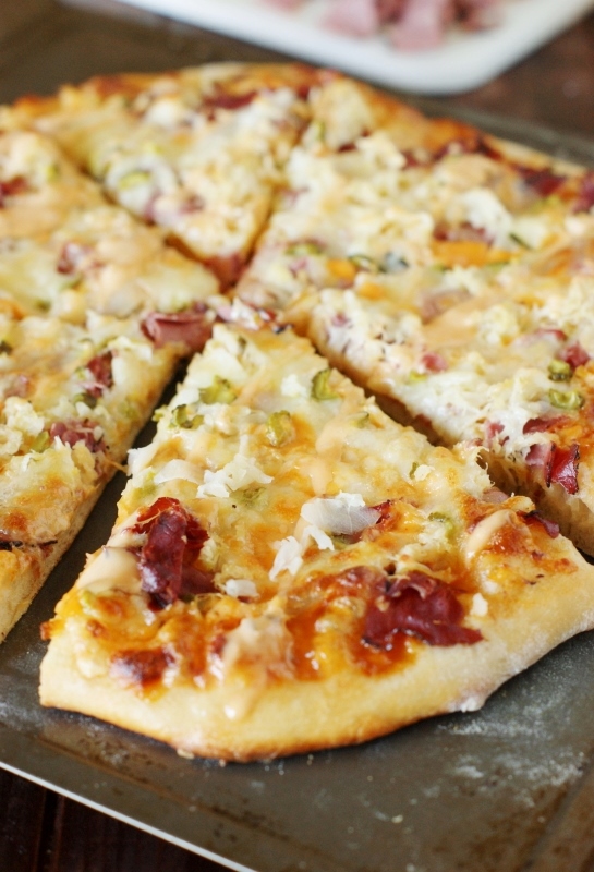 Reuben Pizza The Kitchen is My Playground