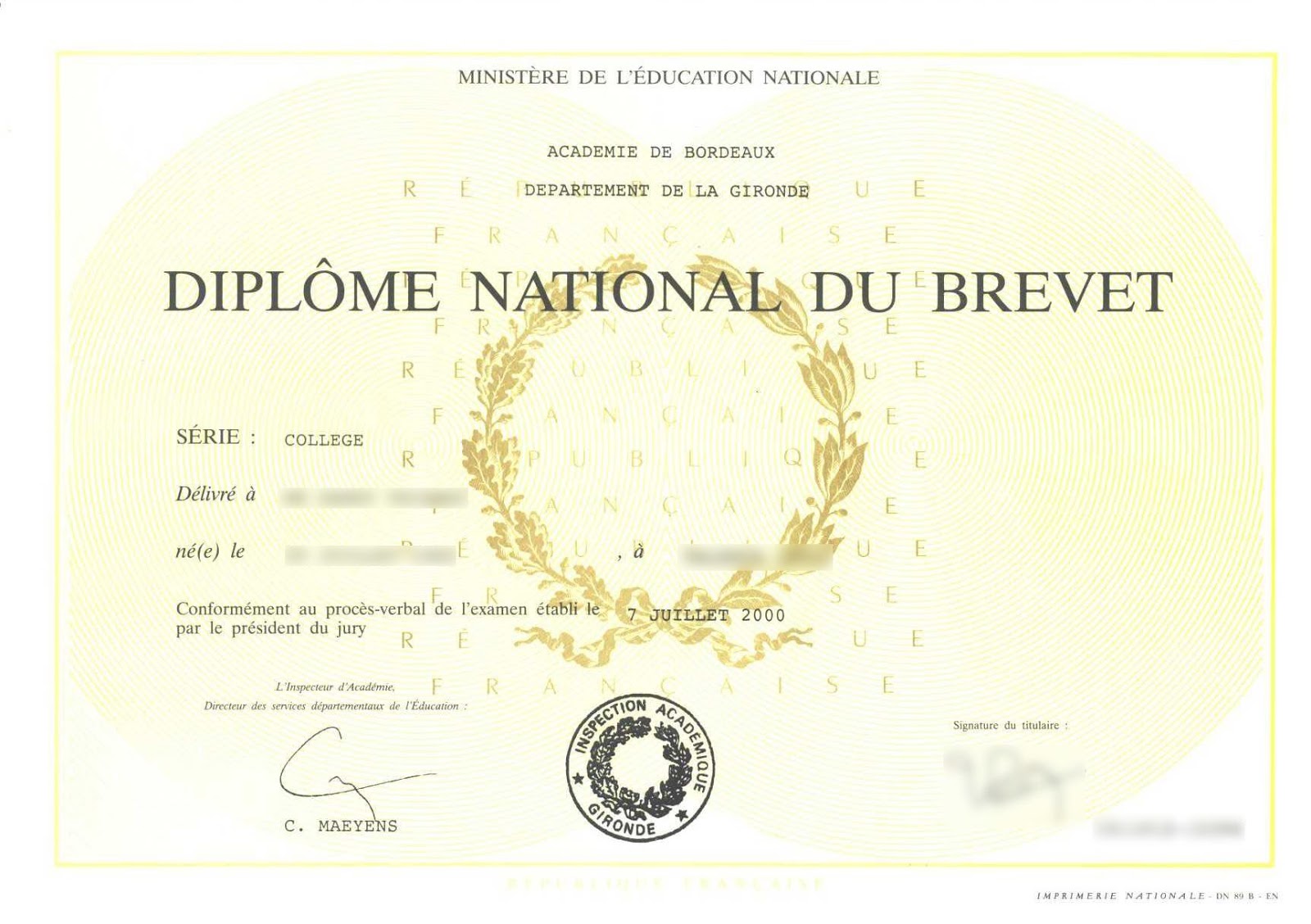 Réforme du Brevet (DNB) 2017