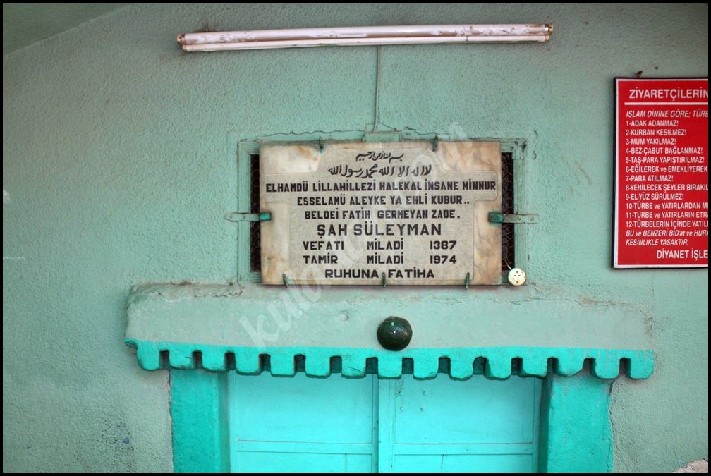 Sosyo Denemeler Süleyman Şah Türbesi / MANİSA / KULA Kenan Evren