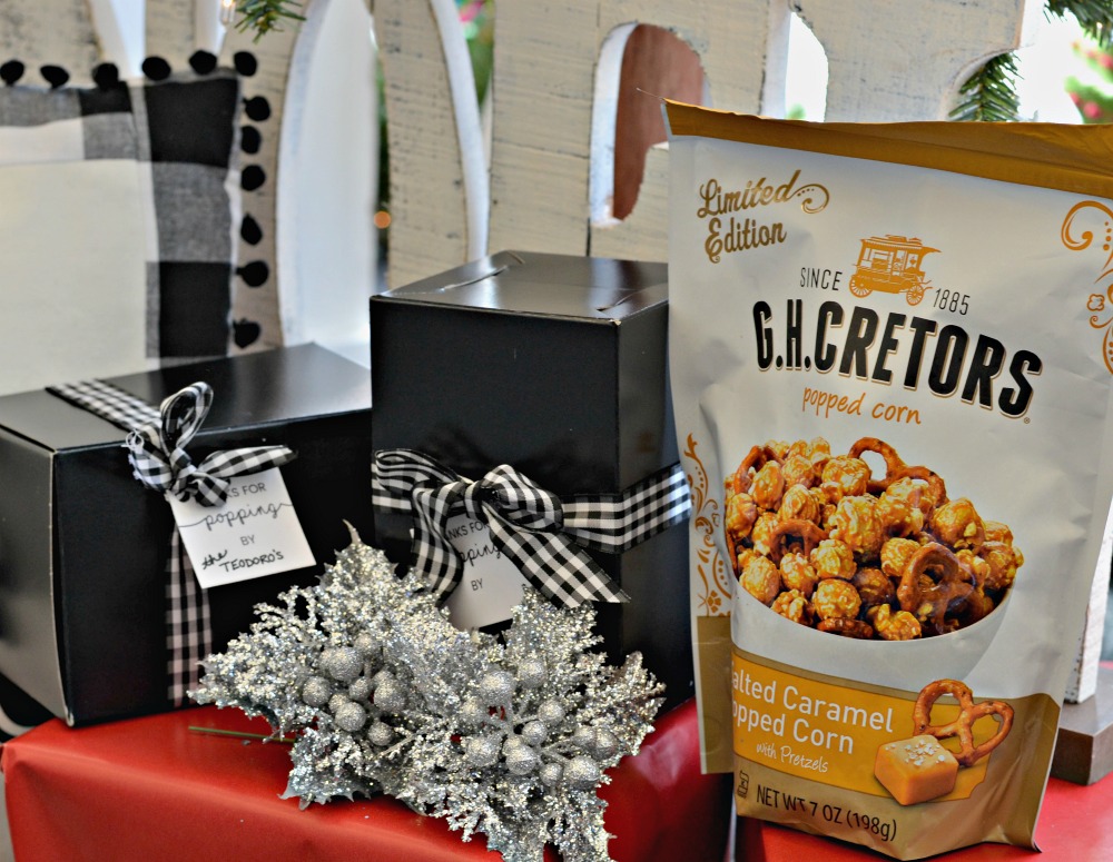 Salted Caramel Popcorn Gift with Free Printable Gift Tags
