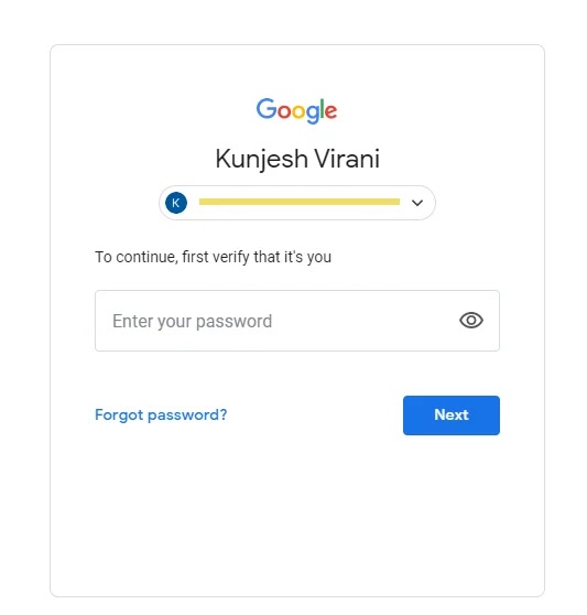 Google prompt for Login Password - Thanalysis Google prompt for Login Password - Thanalysis