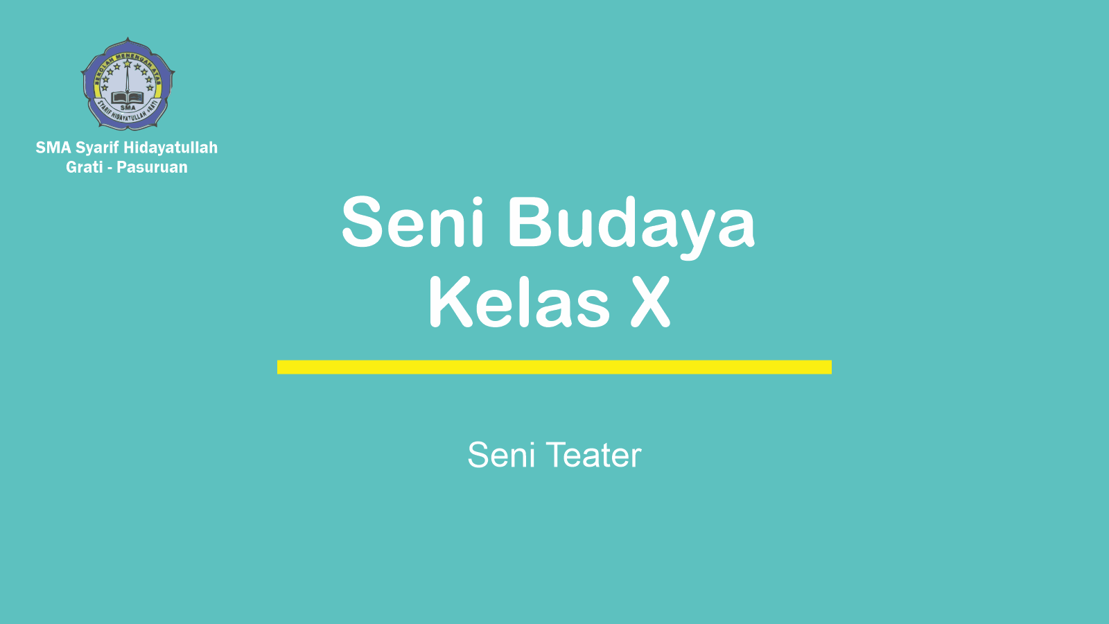 Seni Teater Sma Syarif Hidayatullah Grati