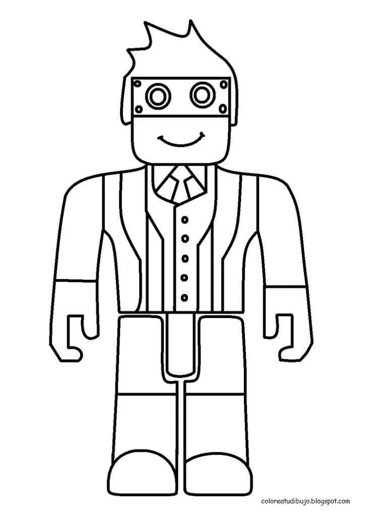 Dibujos de ROBLOX para colorear y pintar🎮 COLOREA TUS DIBUJOS