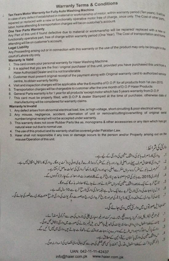 Haier Automatic Washing Machine HWM901789 Full Review