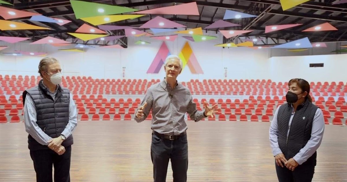 ENTREGA ALFREDO DEL MAZO NUEVO AUDITORIO EN CHICONCUAC PARA PROMOVER EL
