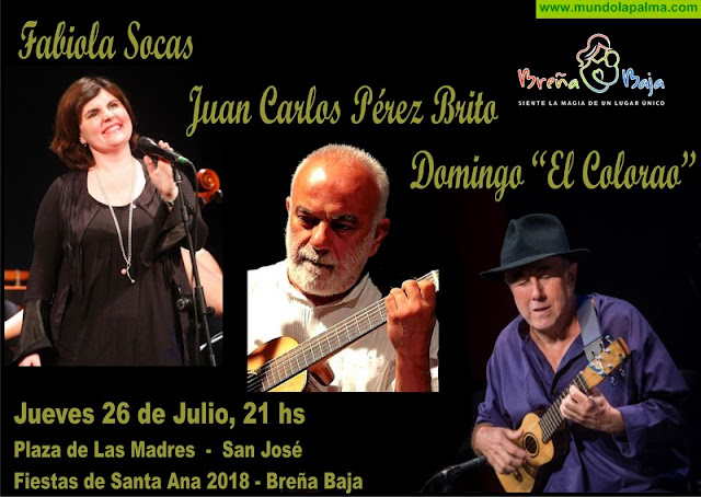 SANTA ANA: Fabiola Socas, Domingo “El Colorao” y Juan Carlos Pérez Brito en Concierto