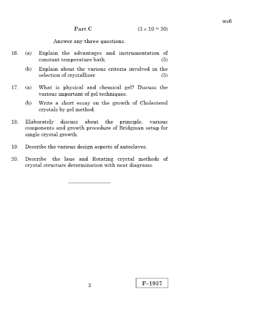 Alagappa University M.Sc. Physics CRYSTAL GROWTH PROCESSES AND