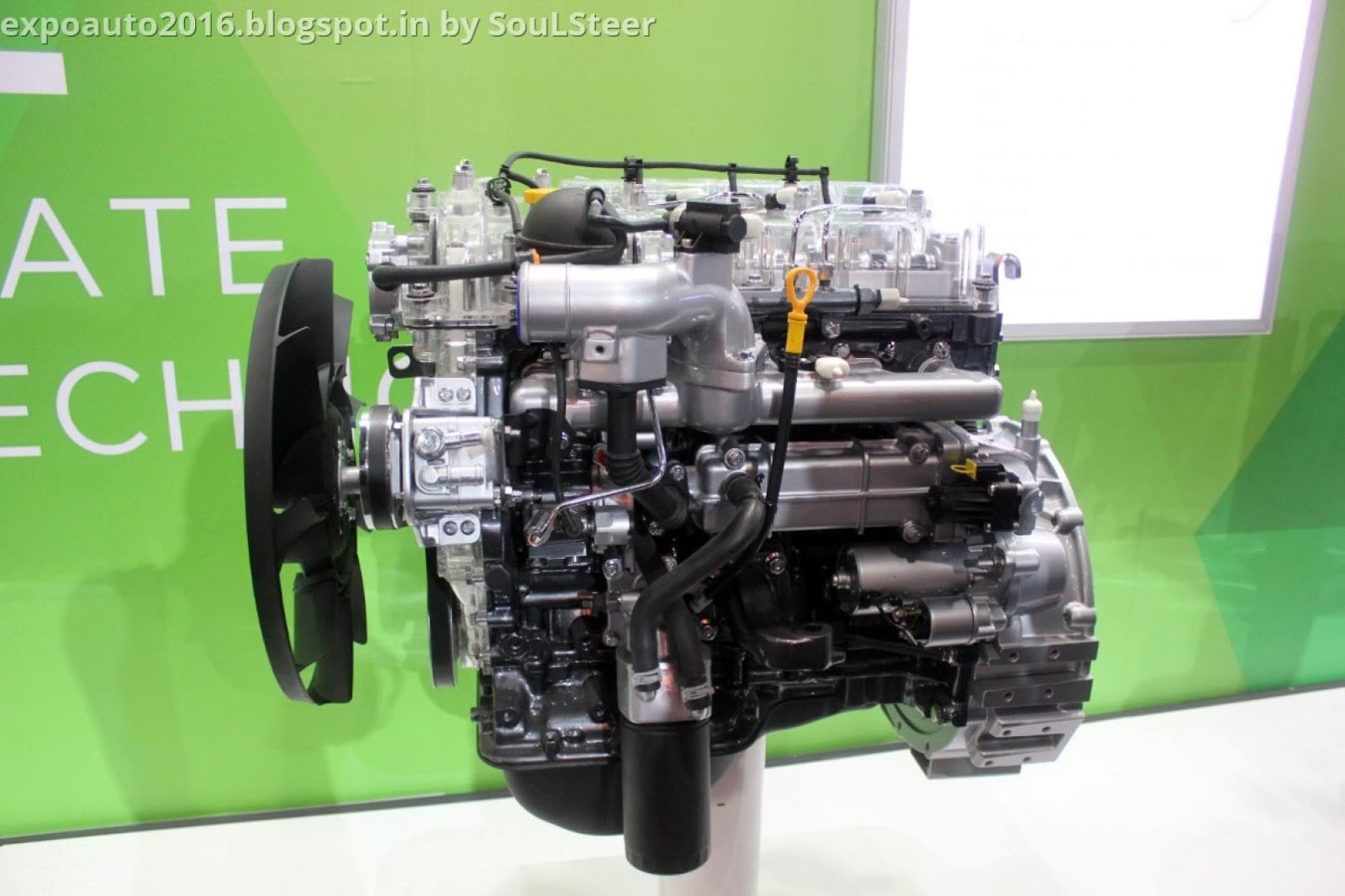 Auto Expo 2016 by SouLSteer Tata 3.3L, 5L, 5.7L CNG engine and G550