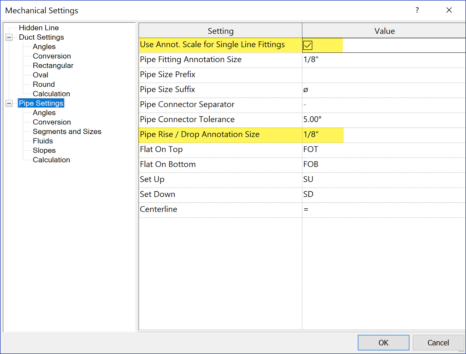 Bim Chapters Controlling Revit Pipe Rise And Drop Symbols